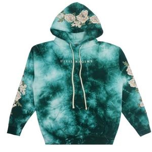Blanco Roses Pullover in Aqua Marble